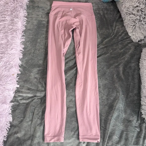 LuluLemon High Waisted Pink Leggings - Picture 3 of 4